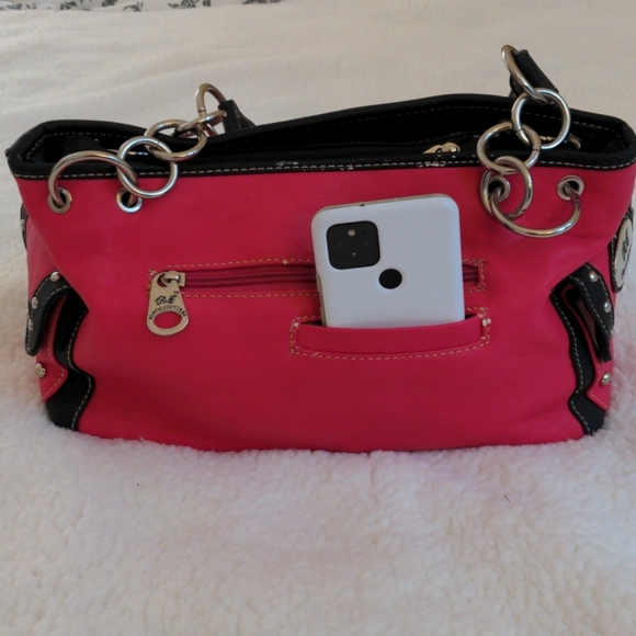 Studded leather purse with a matching wallet - Picture 3 of 12